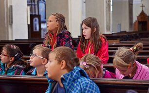 České Budějovice gotické - didaktický program. Foto J. Sajtlová.