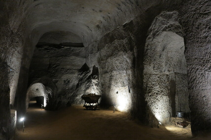 Nevřeň, kaolínový důl. Zdroj: Fotoarchiv NPÚ, ÚOP v Plzni, 2022.