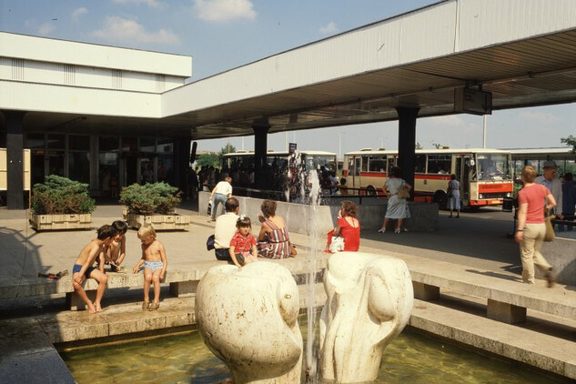 Stanice Kačerov, 70.-80. léta 20. století (© archiv Metrostavu)