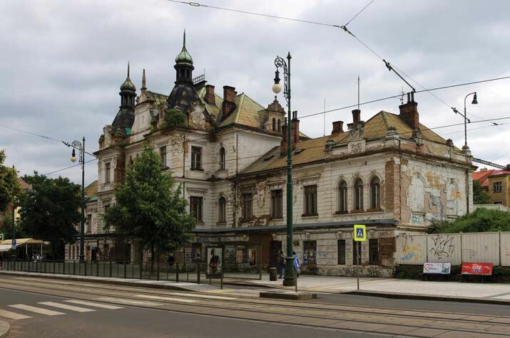 Vyšehrad, železniční stanice Vyšehrad (2014)